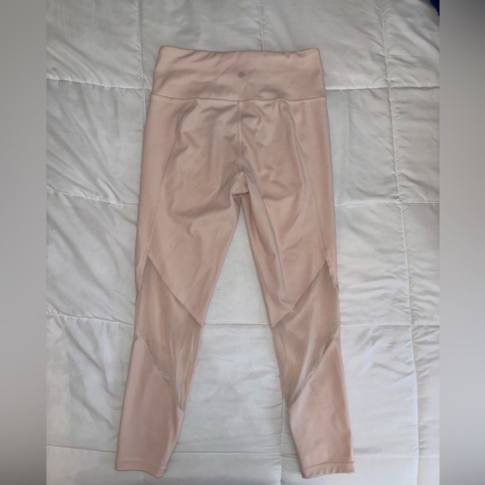 Athleta Eclipse 7/8 High Rise Pink Leggings - Picture 4 of 7